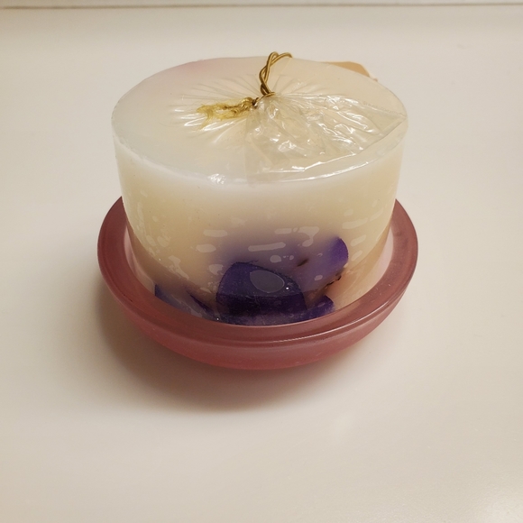 Le Jaedun Candle 1 Wick Flower Design - Picture 3 of 13